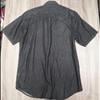 GU. Jeans Mens Size S Black Denim Wash Short Sleeve Button up Shirt 