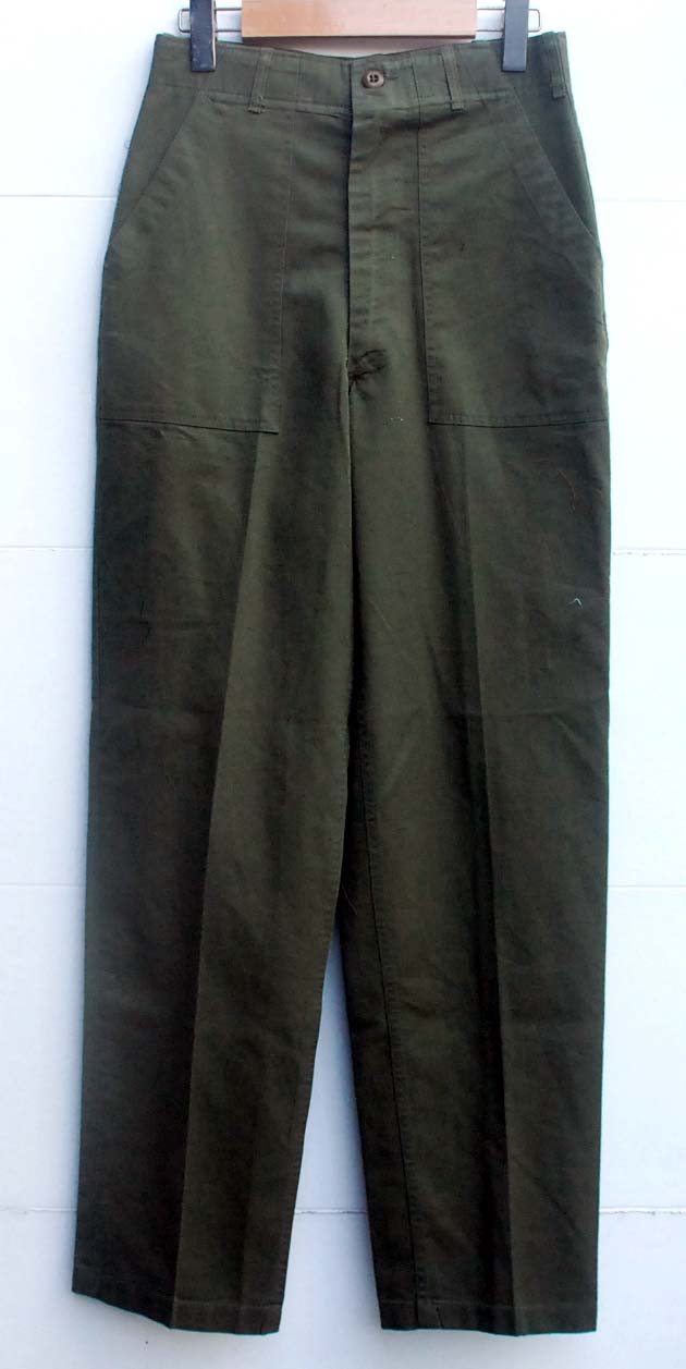 เสื้อผ้า แฟชั่น : vintage trouser utility durable press og-507 US Army