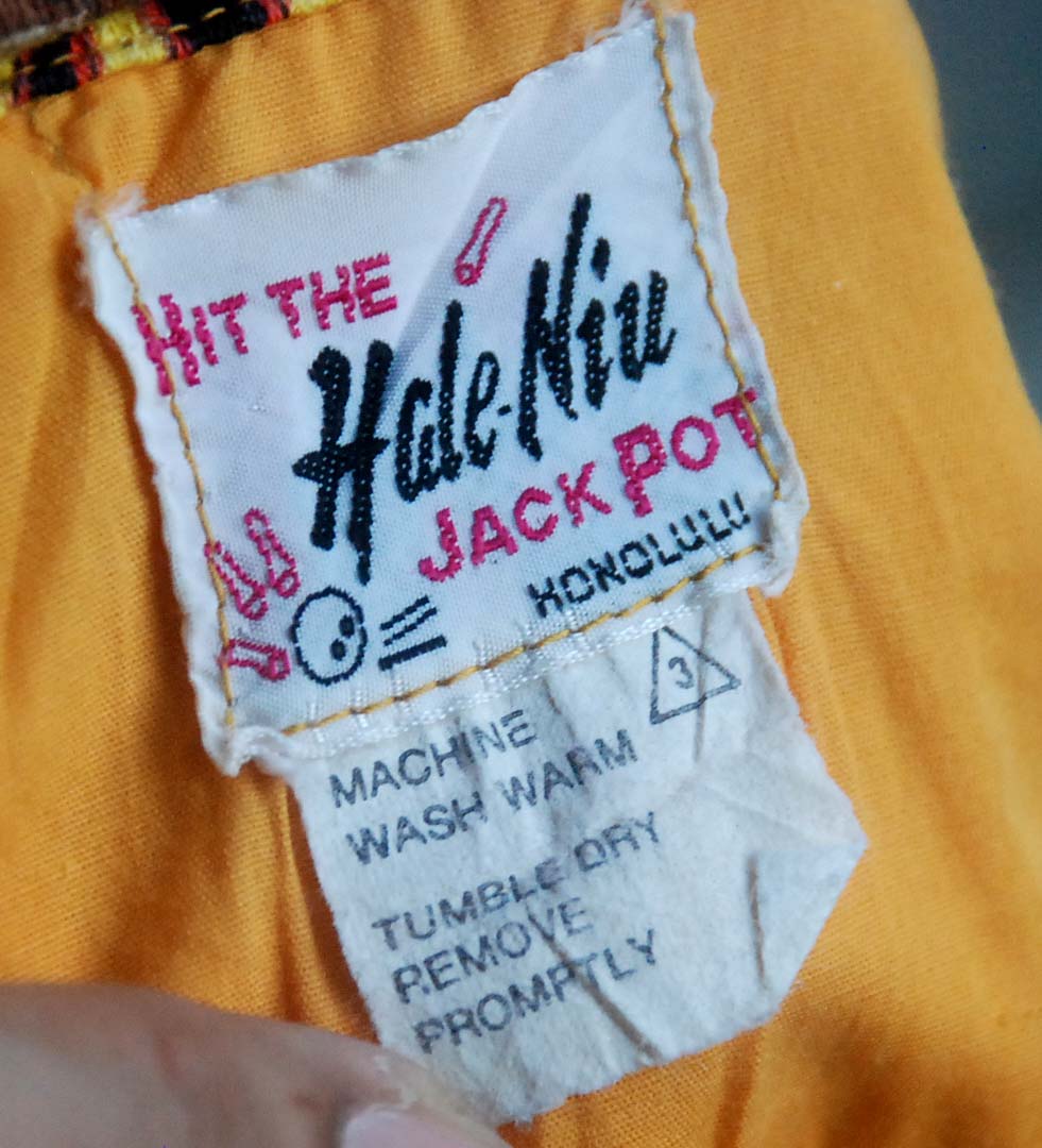 50s〜 HIT THE HALE-NIU JACKPOT ボーリングシャツ 夏 - トップス